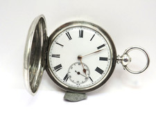 solid silver pocket watch for sale  CANNOCK