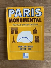 Stadtplan paris monumental gebraucht kaufen  Mannheim
