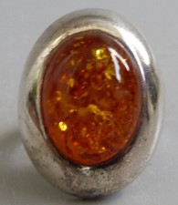 Vintage bernstein ring gebraucht kaufen  Greifswald-Eldena
