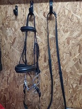 Collegiate leather bridle for sale  HARLOW