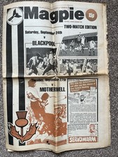 Notts county motherwell for sale  BURY