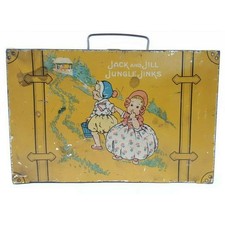 Antiga Mala de Lata California Perfume Co "Jack and Jill Jungle Jinks" Pré Avon comprar usado  Enviando para Brazil