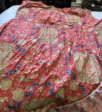 Lençol medieval Ralph Lauren Conservatory Red Paisley Queen FITTED USADO #1 comprar usado  Enviando para Brazil