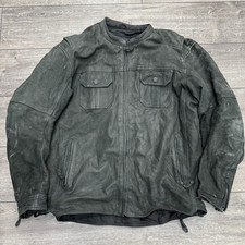 Mens black leather for sale  LOUGHBOROUGH