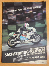 Rennprogramm sachsenring 1989 gebraucht kaufen  Freital