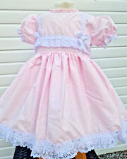 Vestido forrado tradicional DREAM venda 0-18 meses BABY GIRLS rosa branco, usado comprar usado  Enviando para Brazil