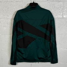 Jaqueta masculina Reebok Identity Vector com zíper frontal Track, verde colegial média , usado comprar usado  Enviando para Brazil