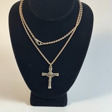 Vintage cross necklace for sale  Evanston