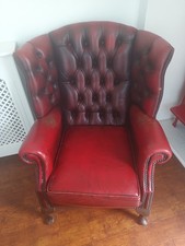 vintage leather chairs wingback for sale vintage leather chairs wingback for sale BARNET