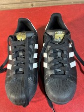 Adidas Originals Superstar parte superior baixa preto/branco/dourado tamanho 7-1/2 masculino muito bom estado! comprar usado Adidas Originals Superstar parte superior baixa preto/branco/dourado tamanho 7-1/2 masculino muito bom estado! comprar usado  Enviando para Brazil
