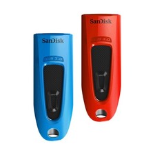 SanDisk 64GB USB 3.0 Flash Drive zestaw 2 szt., czerwony i niebieski, duża prędkość na sprzedaż  PL