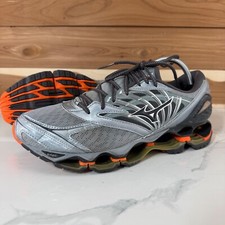 Usado, Tênis de corrida esportivo Mizuno Wave Prophecy 8 cinza laranja masculino tamanho 9.5 comprar usado  Enviando para Brazil