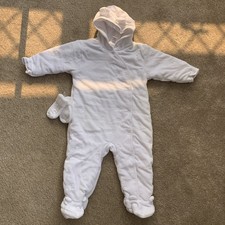 Next white snowsuit for sale  LISKEARD