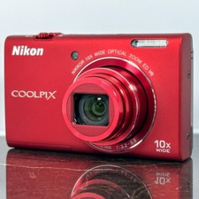 Usado, Visor de câmera digital Nikon COOLPIX S6200 1080i HD gravação de vídeo vermelho comprar usado  Enviando para Brazil