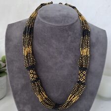 Black gold beaded for sale  SHREWSBURY