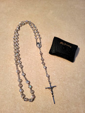 Sterling silver rosary for sale  Jasper