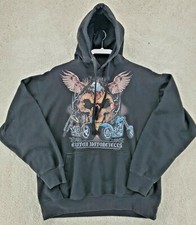 Usado, Moletom com capuz personalizado motocicleta testado na estrada ESY Surf Co. Médio comprar usado  Enviando para Brazil