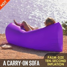 Purple inflatable sofa for sale  LEEDS