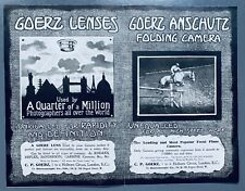 C1915 vintage goerz d'occasion  Expédié en Belgium