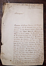 1785 lettre militaire d'occasion  Morestel