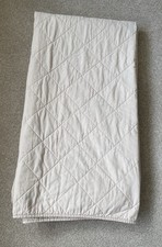 Quilted beige bedspread for sale  WORCESTER