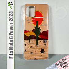 Capa para Moto G Power 2023 - Desert Sunset Cactus Plants | Ajuste fino e flexível comprar usado  Enviando para Brazil