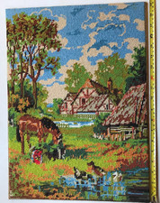 Vintage tapestry picture for sale  WOLVERHAMPTON