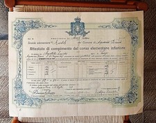 1919 attestato corso usato  Portogruaro