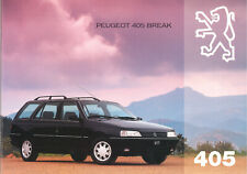 Catalogue brochure prospekt Peugeot 405 break 1995 FR, usado comprar usado  Enviando para Brazil