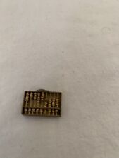 Mini latão ábaco tom dourado 9 engrenagens ferramenta de cálculo matemática chinesa 1,75” x 1” #2 comprar usado  Enviando para Brazil