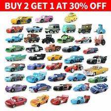 Original Disney Pixar Cars 2 Race Car Metal 1:55 Diecast #1 Choose na sprzedaż  Wysyłka do Poland