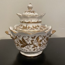 Sugar Bowl Lenwile com creme pintado à mão assinado comprar usado  Enviando para Brazil