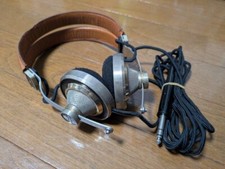 Fones de ouvido estéreo vintage Pioneer SE-L40 latão e couro do Japão usados comprar usado  Enviando para Brazil