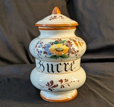 Antique sugar jar d'occasion  Expédié en Belgium