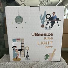 Anel de luz selfie UBeesize 10,2" com suporte para tripé preto, conjunto de luz de anel,, usado comprar usado  Enviando para Brazil