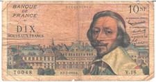 Billet francs richelieu d'occasion  Olonzac