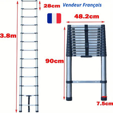 échelle télescopique robuste d'occasion  Pouzauges