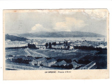 Cartolina spezia piazza usato  Vetto