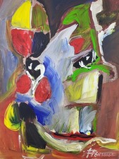 ölbild abstrakt gemälde gebraucht kaufen  Bad Münstereifel