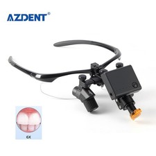 6.0X Binóculos Lupas Odontológicos Médicos Lupa +5W LED Luz Cirúrgica otorrinolaringológica comprar usado  Enviando para Brazil