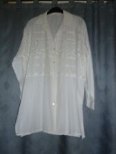 longbluse weiss lang gebraucht kaufen  Roding