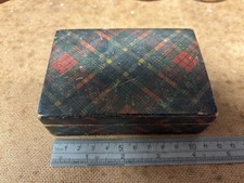 Mbeth box tartanware for sale  LEEDS