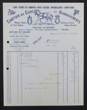 1937 reims invoice d'occasion  Expédié en Belgium