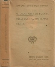 Scienza delle costruzioni usato  Italia