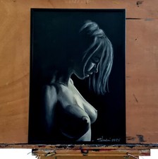 Riginal handgemalt acrylgemäl gebraucht kaufen  Erkrath