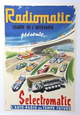 Affiche originale radiomatic d'occasion  Saint-Paul-Cap-de-Joux