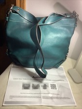 Authentic coach teal for sale  Indianapolis