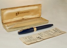 Usado, CANETA TINTEIRO VINTAGE SHEAFFER PFM III - QUASE EM PERFEITO ESTADO E NA CAIXA - AZUL ROYAL - C1959 comprar usado  Enviando para Brazil