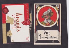 Ancienne étiquette vin d'occasion  France