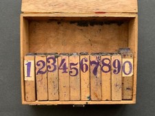 Alte zahlenstempel ziffernstem gebraucht kaufen  Pirmasens